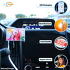 Car Photo Frame, Premium Car Vent Picture Frame, Clips Onto Air Vents, Car Accessory Decoration, Gift For All Car Owners, Custom Car Magnet