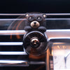 Drive Buddy Car Air Freshener Bear Pilot - Auto Accessories Interior Perfume Diffuser with Rotating Propeller Outlet & Magnetic Design