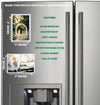 Drive Buddy Refrigerator Magnetic Frames, 2 by 3 Inch Acrylic Frames, Easy to use, Perfect for decorating household appliances
